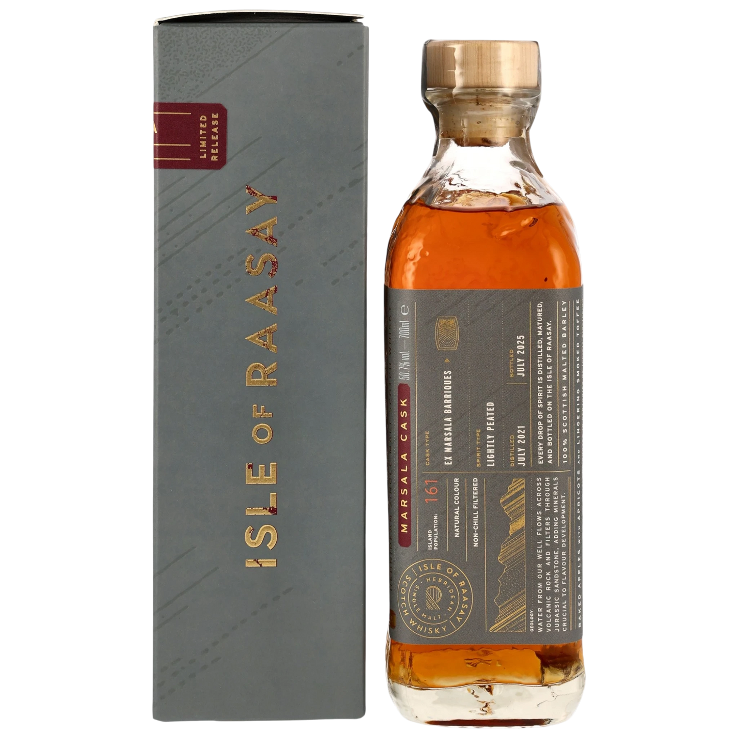 Isle of Raasay Single Malt Whisky – Marsala Cask Limited Release – 50,7 % vol. – 0,7 l