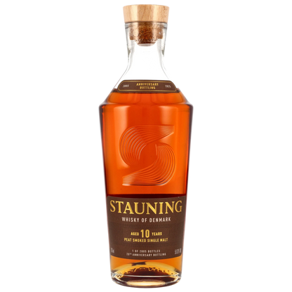 Stauning 10 y.o. – Peat Smoked Danish Single Malt – 20th Anniversary Bottling – 50,02 % vol. – 0,7 l