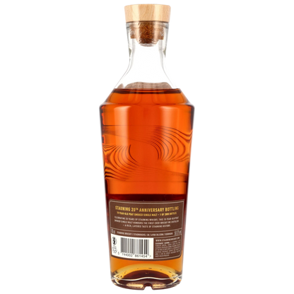 Stauning 10 y.o. – Peat Smoked Danish Single Malt – 20th Anniversary Bottling – 50,02 % vol. – 0,7 l