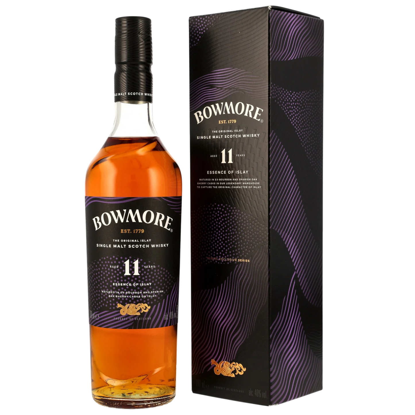 Bowmore 11 Jahre – Bourbon & Spanish Oak Sherry Casks – 40 % vol. – 0,7 l