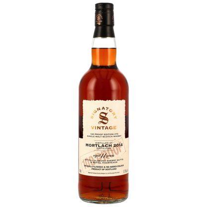 Mortlach 2014/2026 – 11 Years Old – 1st Fill & Refill Sherry Butts – Signatory 100 Proof Edition #73 – 57,1 % vol. – 0,7 l