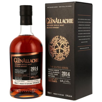 GlenAllachie 2014/2026 – 11 Years Old – Sinteis Series Part III – French Virgin Oak & Oloroso Casks – 57,4 % vol. – 0,7 l