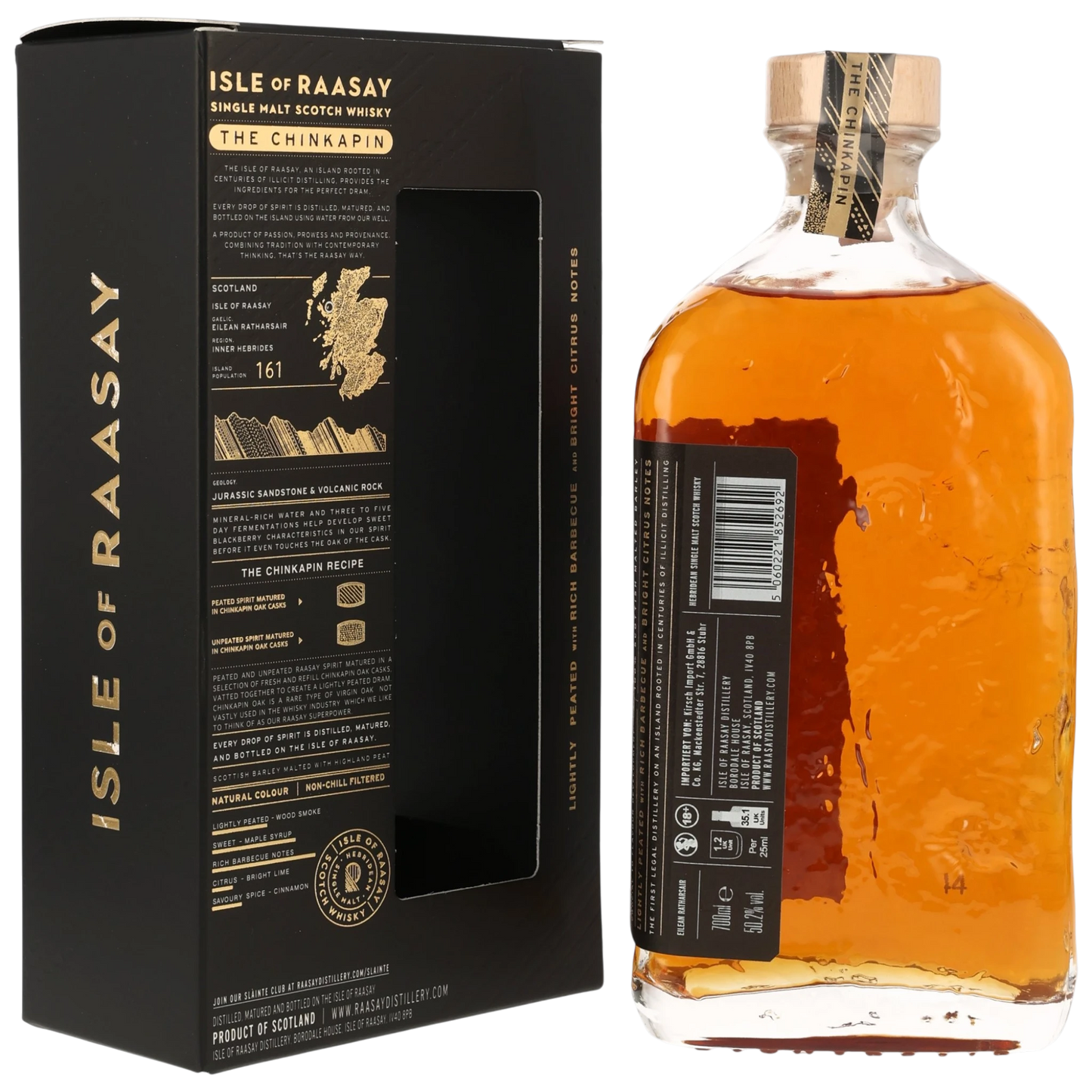 Isle of Raasay Single Malt Whisky – The Chinkapin – 50,2 % vol. – 0,7 l