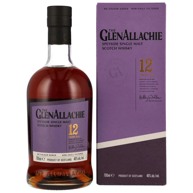 GlenAllachie 12 Years Old – Speyside Single Malt – 46% vol. (0.7 l)
