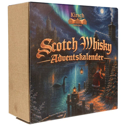 Scotch-Whisky-Adventskalender 2026 – 24 × 0,02 l – mit Begleitheft und Nosingglas