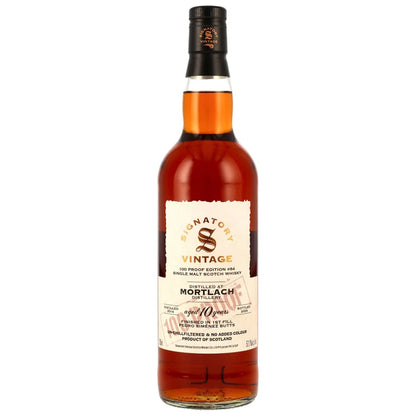 Mortlach 2016/2026 – 10 Jahre – Signatory 100 PROOF Edition #84 – 57,1 % vol. – 0,7 l