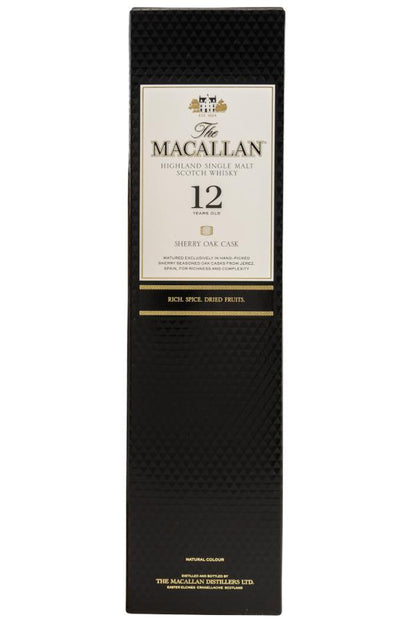 The Macallan 12 Jahre Sherry Oak 40% vol. 0,7 l