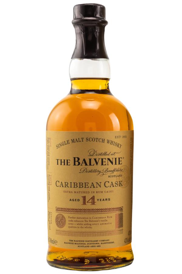 The Balvenie 14 Jahre Caribbean Cask 43% vol. 0,7 l