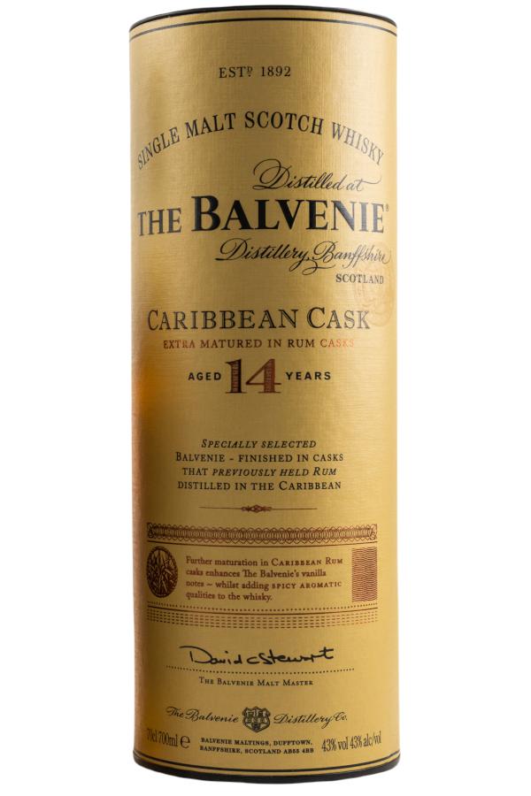 The Balvenie 14 Jahre Caribbean Cask 43% vol. 0,7 l