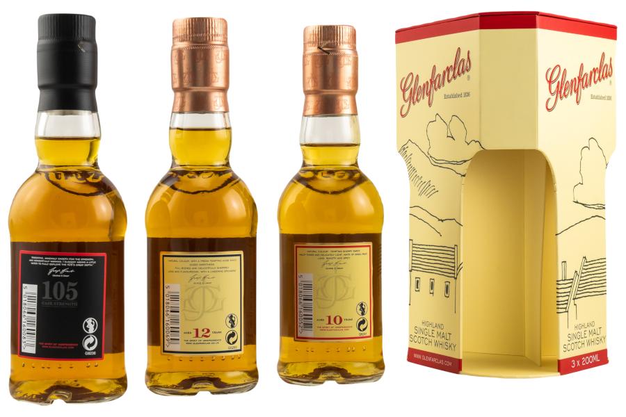 Glenfarclas Tripack 10J/12J/105Proof 3x 0,2  l