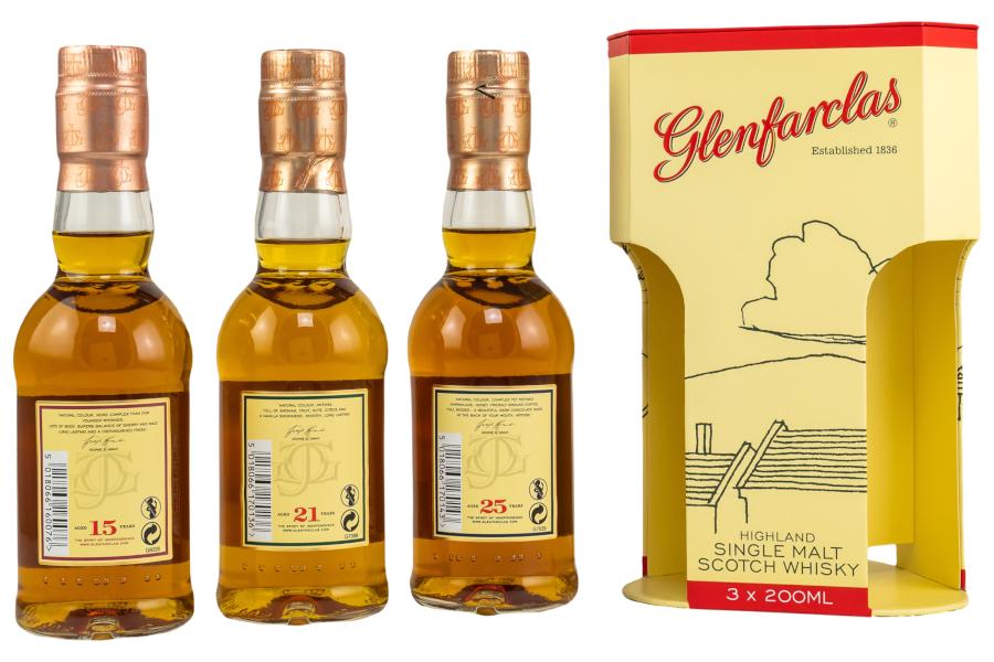 Glenfarclas Tripack 15J/21J/25J 3x 0,2  l