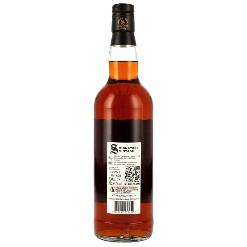 Aultmore 2009/2025 – 16 Jahre – Signatory 100 PROOF Exceptional Cask Edition #14 – 57,1 % vol. – 0,7 l