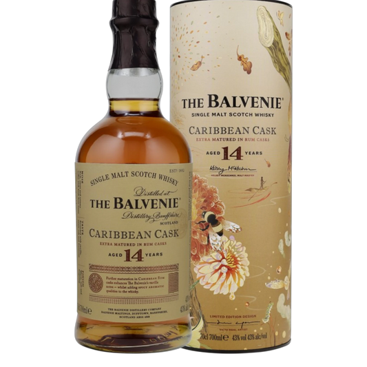 The Balvenie 14 Years Old Caribbean Cask – Victor Ngai Design Edition – Speyside Single Malt Scotch – 43 % vol. – 0,7 l