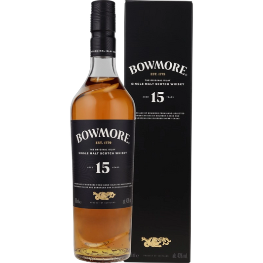 Bowmore 15 Years Old – Islay Single Malt Scotch – 43 % vol. – 0,7 l