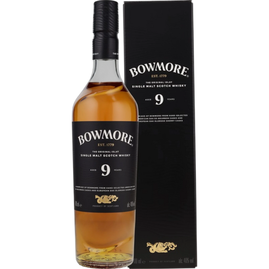 Bowmore 9 Years Old – Islay Single Malt Scotch – 40 % vol. – 0,7 l
