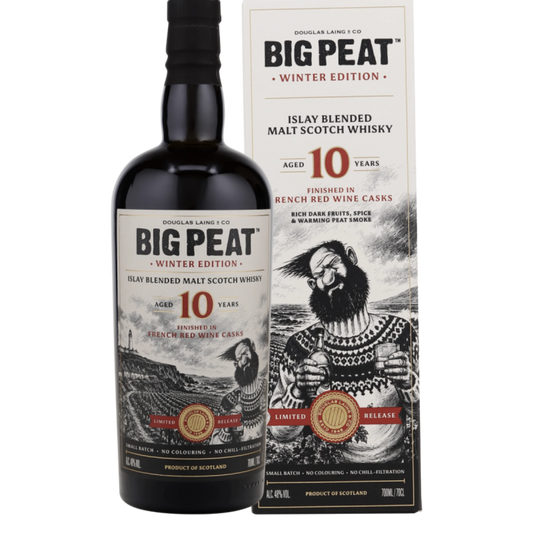 Big Peat 10 Jahre Winter Edition 2026 – French Red Wine Cask Finish – 48 % vol. – 0,7 l