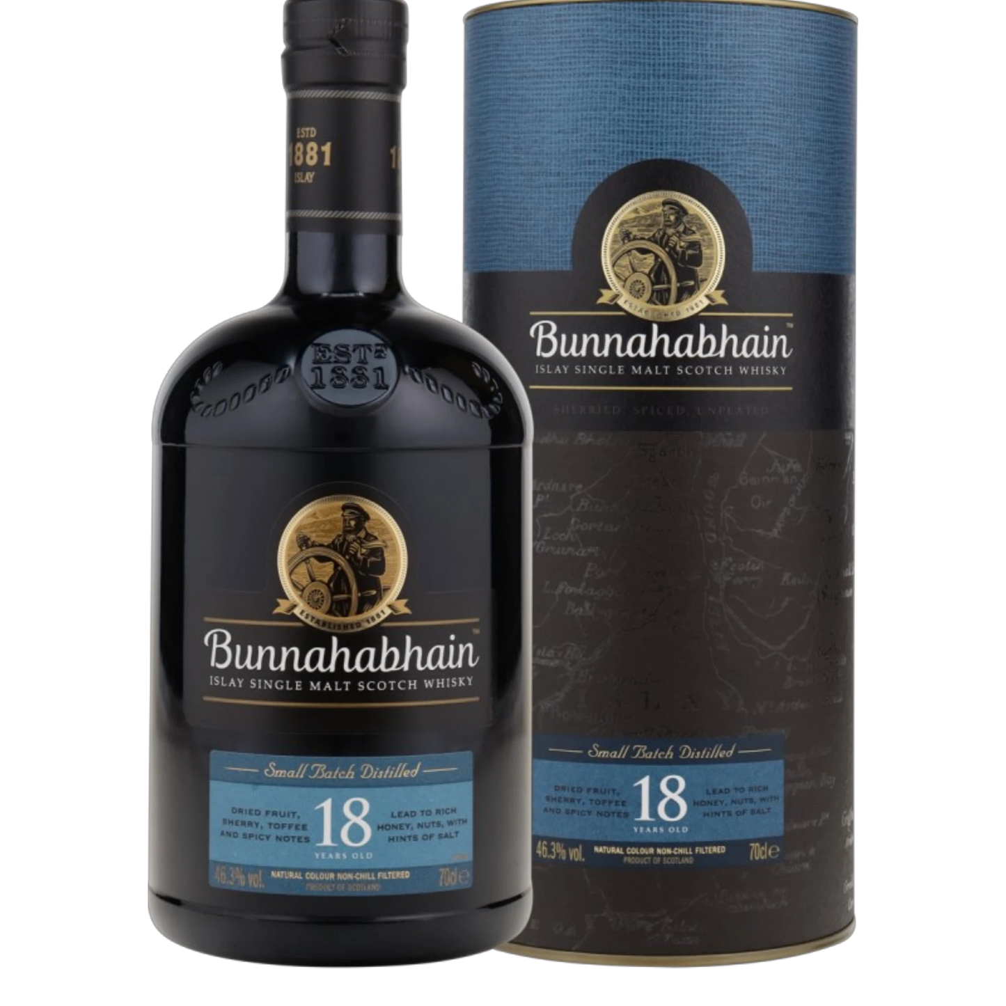 Bunnahabhain 18 Years Old – Islay Single Malt Scotch – 46,3 % vol. – 0,7 l