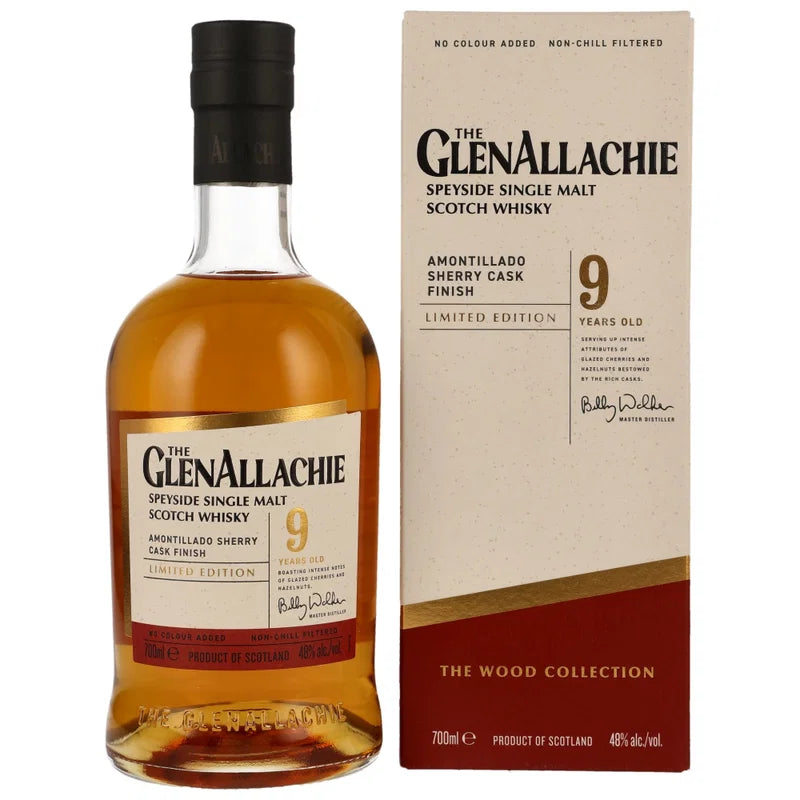 GlenAllachie 9 Jahre – Amontillado Sherry Finish – Limited Edition – 48 % vol. – 0,7 l