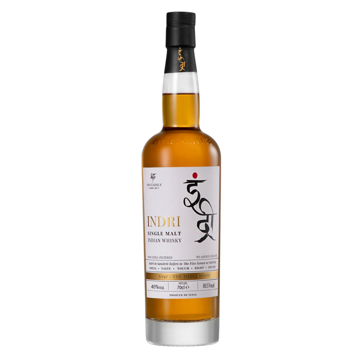 Indri-Trini – Indian Single Malt Whisky – 46 % vol. – 0,7 l