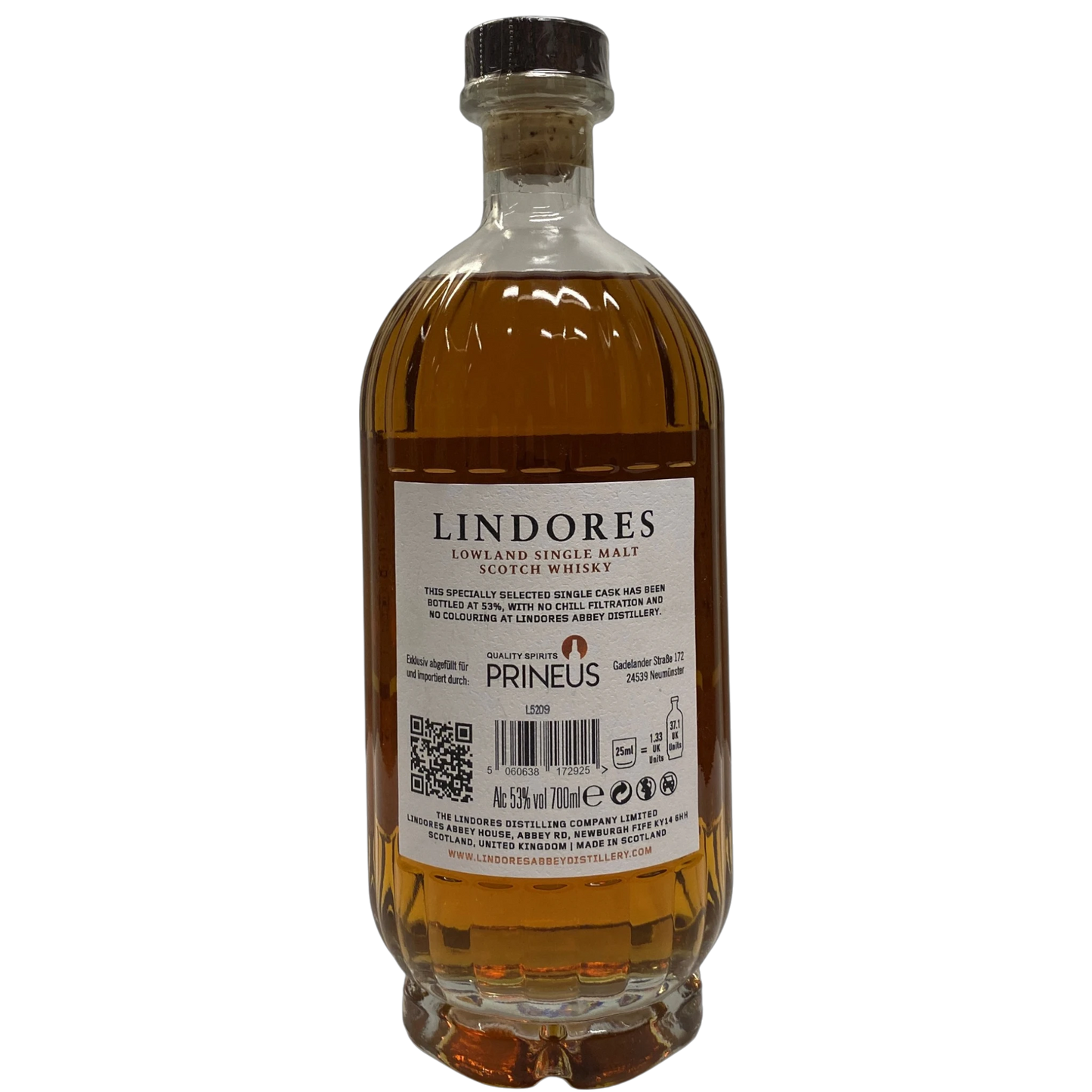 Lindores Abbey Distillery – The Exclusive Cask Rum / Sauternes Wine – #20/0343 – 53,0 % vol. – 0,7 l
