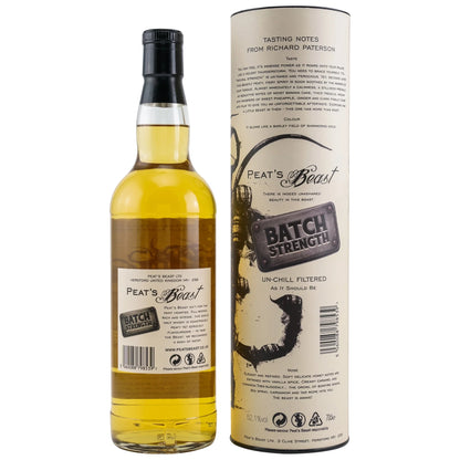 Peat’s Beast Batch Strength – Peated Single Malt Scotch – 52,1 % vol. – 0,7 l