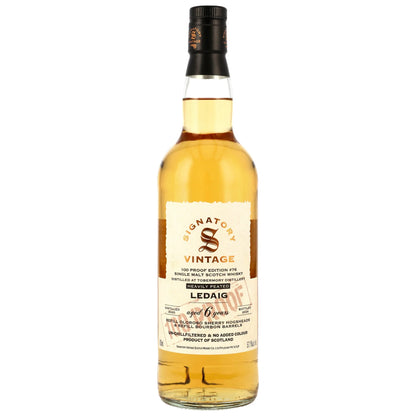 Ledaig 2020/2026 – 6 Years Old – Refill Oloroso Sherry & Bourbon Casks – Signatory 100 Proof Edition #76 – 57,1 % vol. – 0,7 l