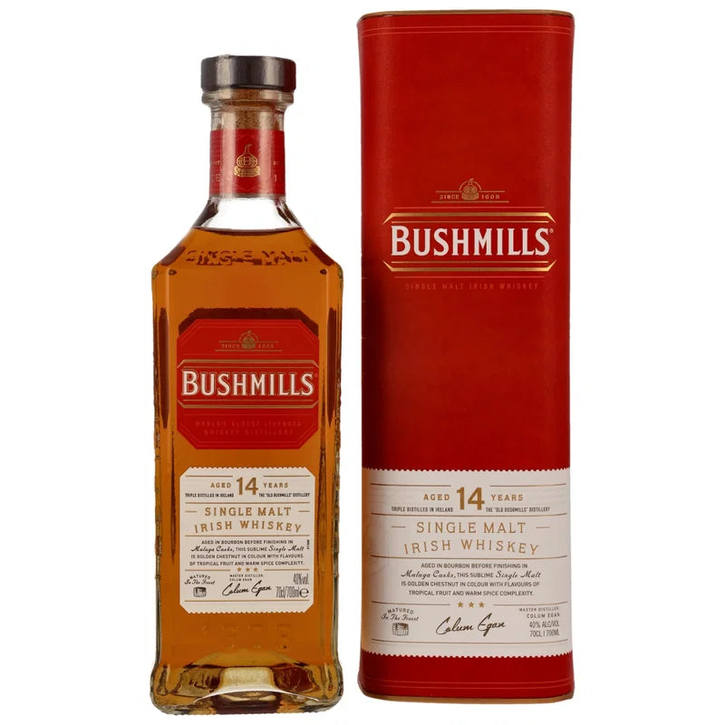 Bushmills 14 Jahre – Malaga Cask Finish – 40 % vol. – 0,7 l