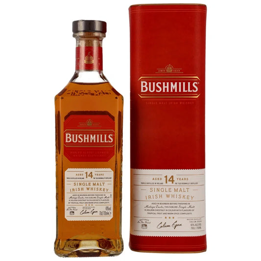 Bushmills 14 Jahre – Malaga Cask Finish – 40 % vol. – 0,7 l