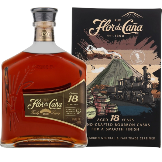 Flor de Caña Centenario Gold 18 Years Old – Nicaraguan Rum – 40% vol. – 0.7 l