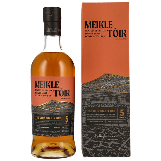 Meikle Tòir 5 Years Old – The Chinquapin One – Heavily Peated – 48 % vol. – 0,7 l
