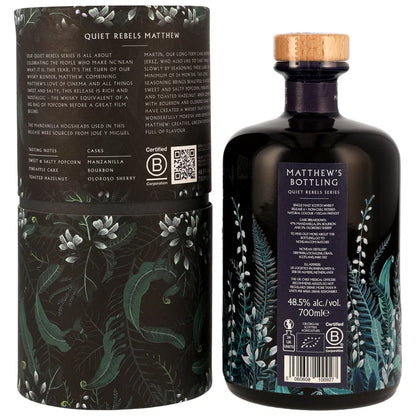 Nc’nean Organic Single Malt Whisky – Quiet Rebels: Matthew – 48,5 % vol. – 0,7 l