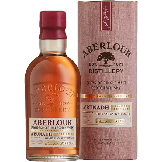 Aberlour A’bunadh Sherry Cask – Speyside Single Malt Scotch – 56,2 % vol. – 0,7 l