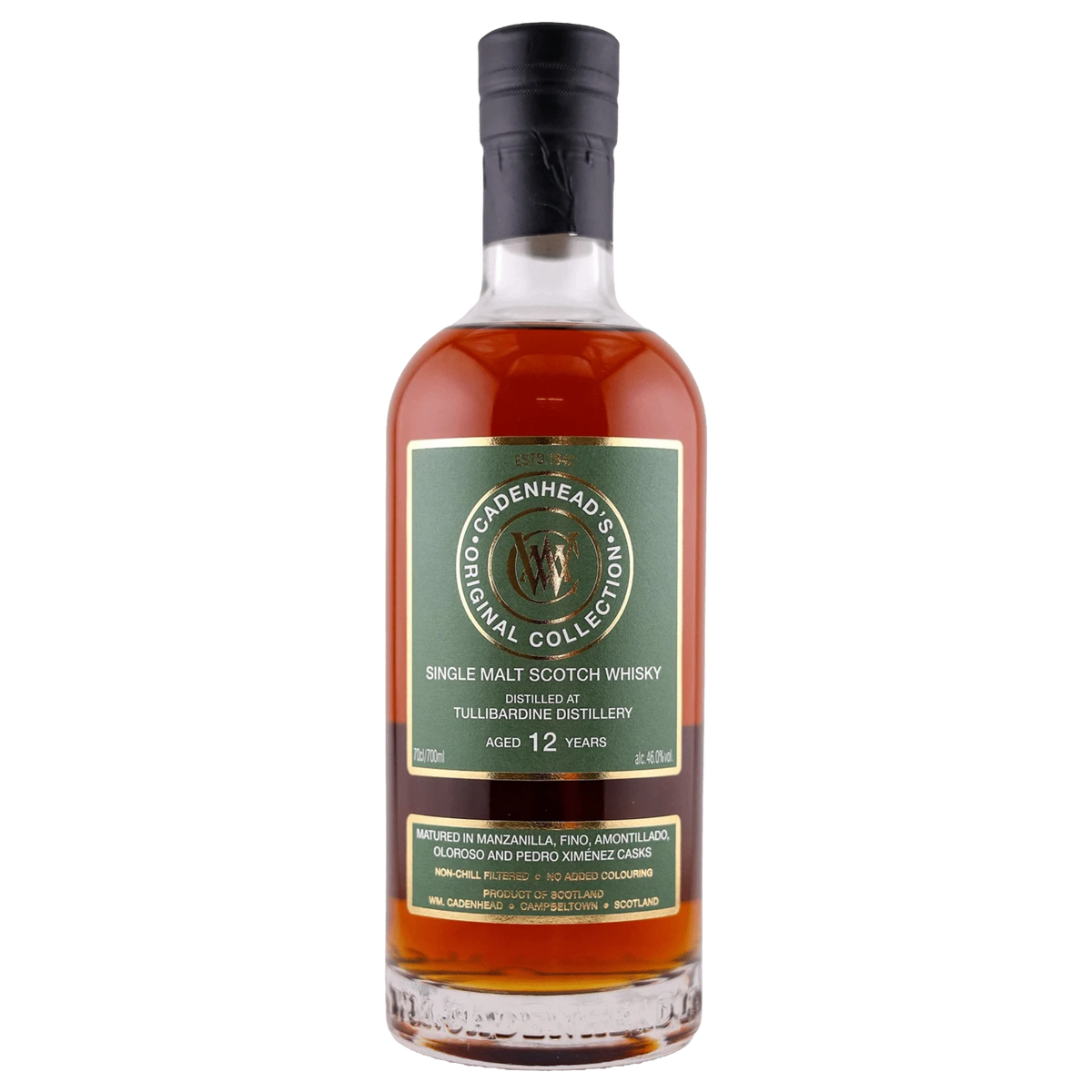 Cadenhead’s Spectrum Series No. 1 – Tullibardine 12 Jahre – German Exclusive Limited Edition – 46 % vol. – 0,7 l