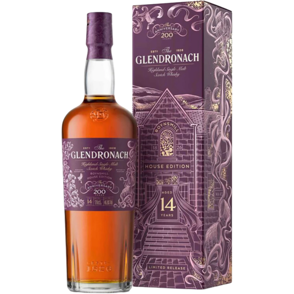 The GlenDronach Boynsmill House 14 Jahre – 200th Anniversary Limited Edition – 46,8 % vol. – 0,7 l