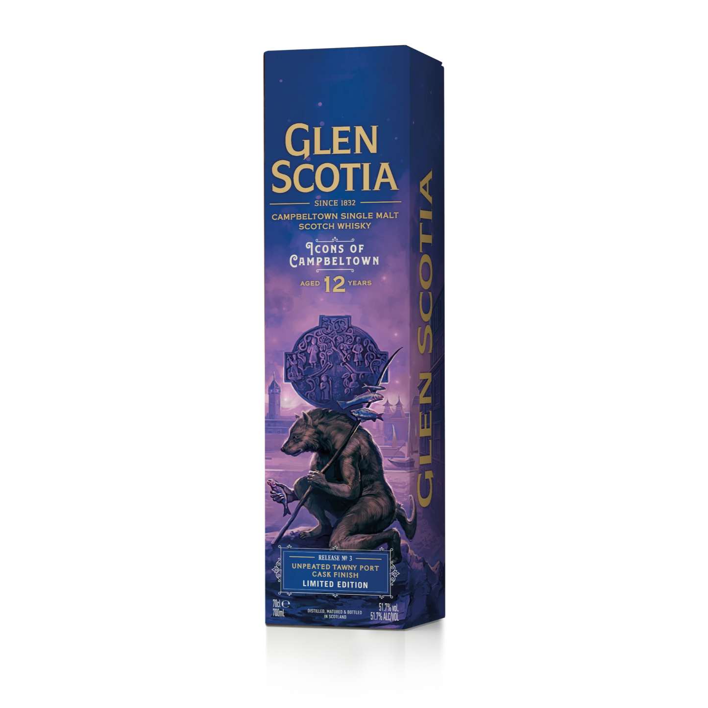 Glen Scotia Icons of Campbeltown No. 3 – 12 Years Old – 1st Fill Tawny Port Finish – 51,7 % vol. – 0,7 l