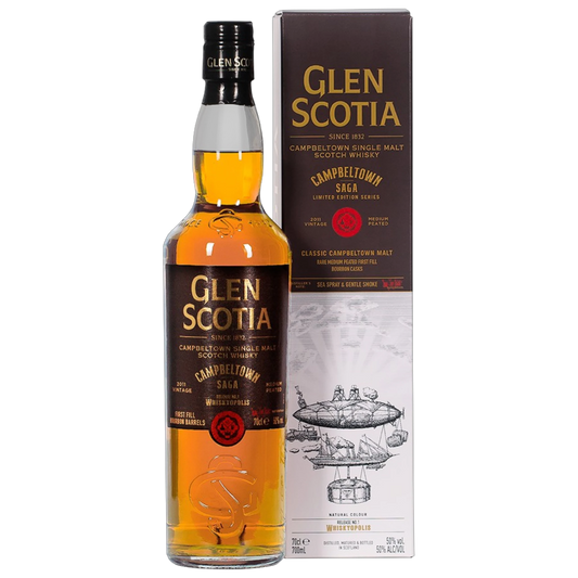 Glen Scotia Campbeltown Saga No. 1 – Whiskyopolis – Vintage 2011 – Medium Peated – 50 % vol. – 0,7 l