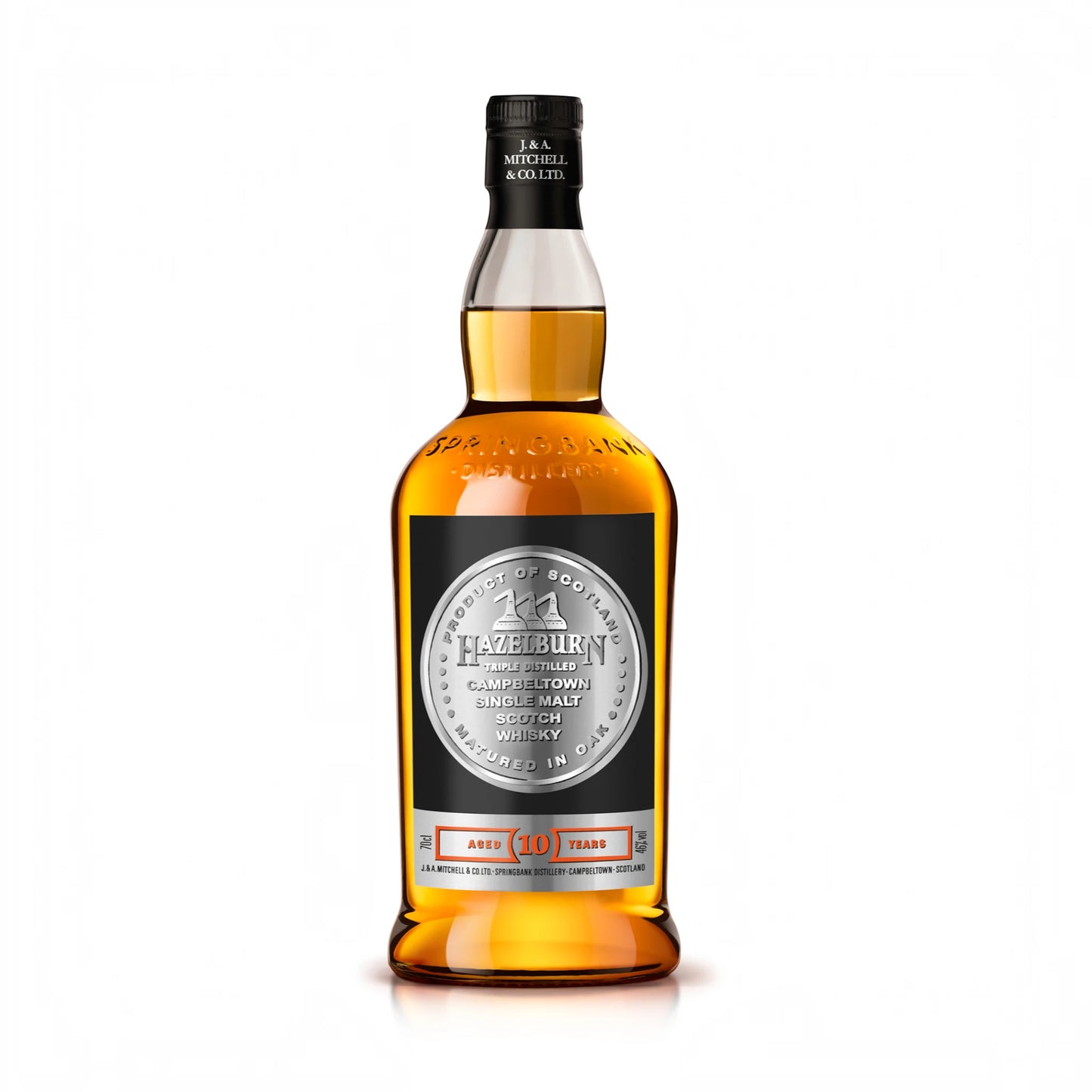 Hazelburn 10 Years Old – Bourbon Casks – Campbeltown Single Malt Scotch Whisky – 46 % vol. – 0,7 l