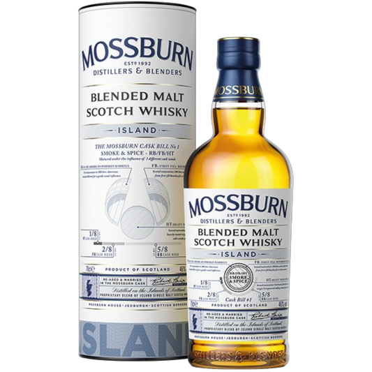 Mossburn Island „Smoke and Spice“ – Cask No. 1 – Island Blended Malt Scotch Whisky – 46 % vol. – 0,7 l