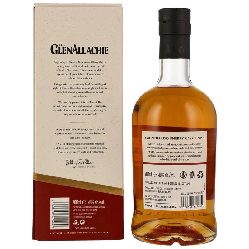 GlenAllachie 9 Jahre – Amontillado Sherry Finish – Limited Edition – 48 % vol. – 0,7 l