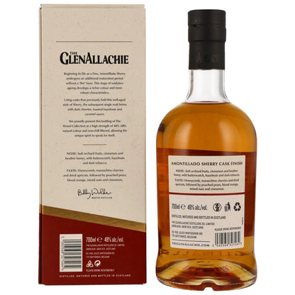 GlenAllachie 9 Jahre – Amontillado Sherry Finish – Limited Edition – 48 % vol. – 0,7 l