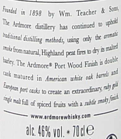 Ardmore 12 Jahre Port 46% vol. 0,7 l