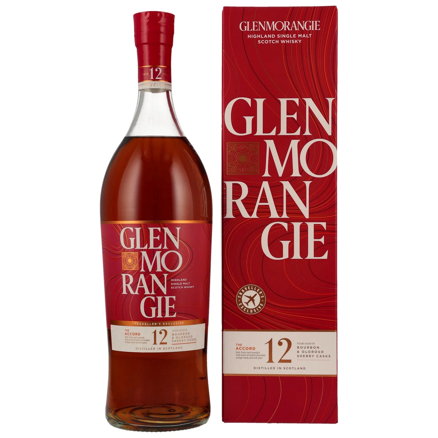 Glenmorangie 12 Years Old – The Accord – Highland Single Malt Scotch Whisky – 43 % vol. – 0,7 l