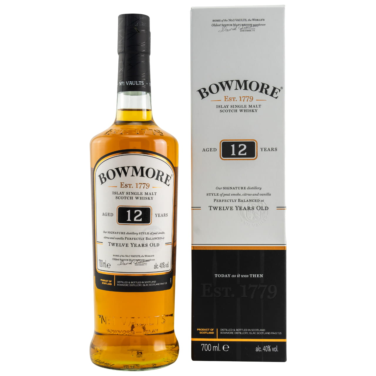 Bowmore 12 Jahre 40% vol. 0,7 l