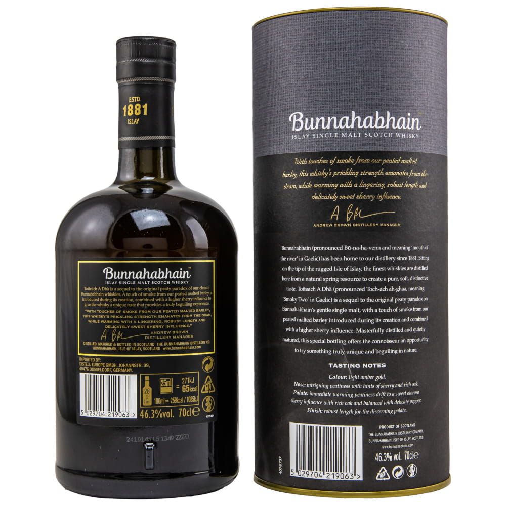 Bunnahabhain Toiteach a Dhà 46,3% vol. 0,7 l