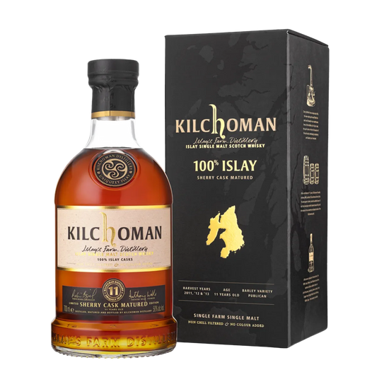 Kilchoman 100% Islay 11 Jahre Sherry Cask Matured Islay Single Malt – 0,7 l – 50 % vol.