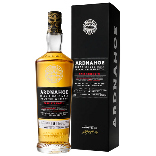 Ardnahoe Cask Strength Edition – Islay Single Malt Scotch Whisky – 5 Jahre – 60,9 % vol. (0,7 l)