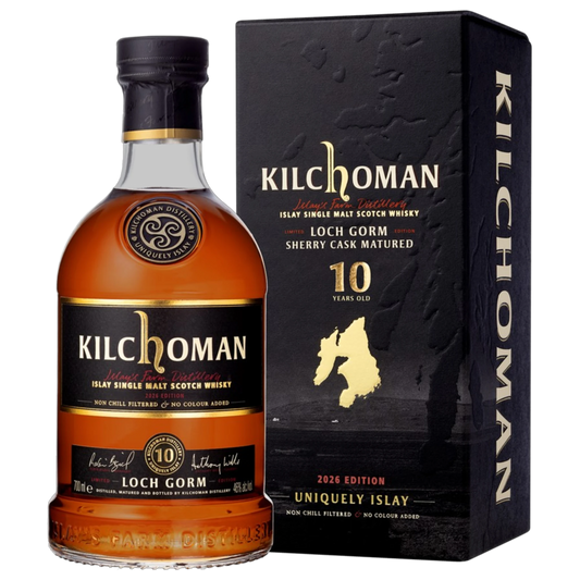 Kilchoman Loch Gorm 10 Jahre – Limited Edition 2026 – Islay Single Malt Scotch – 46 % vol. – 0,7 l