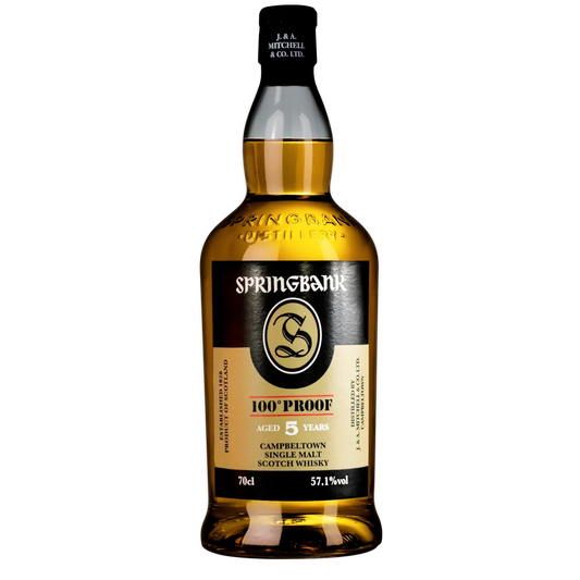 Springbank 100 Proof – 5 Jahre – Campbeltown Single Malt Scotch – 57,1 % vol. – 0,7 l
