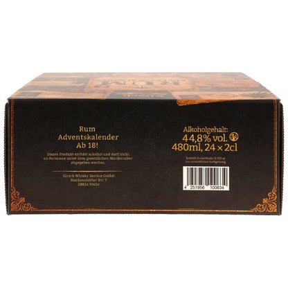 Rum-Adventskalender 2026 – 24 × 0,02 l – mit Begleitheft und Nosingglas