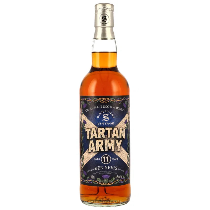 Ben Nevis 11 Years Old – Sherry Casks – Tartan Army Edition by Signatory – Highland Single Malt – 46 % vol. – 0,7 l